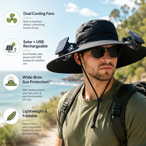 HeatGuard SolarBreeze Hat